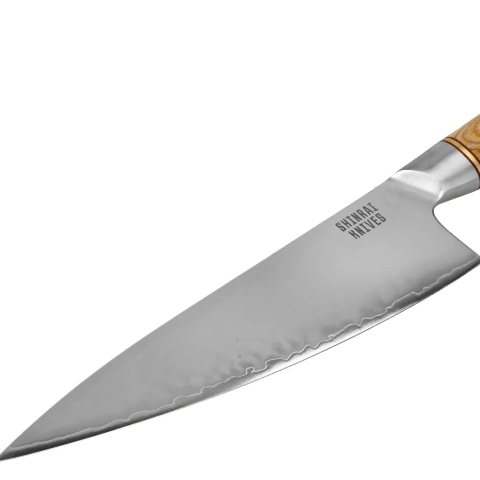 Shinrai Knives - Hikari Damascus Koksmes 20 cm