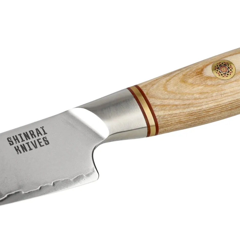 Shinrai Knives - Hikari Damascus 2-delige set - Koksmes + Schilmes