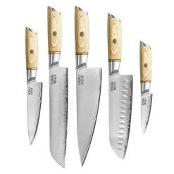 Shinrai Knives - Hikari Damascus Mega Bundel - All you need
