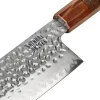 Shinrai Knives - Kigami Exclusive Damascus 4-delige set - Koksmes + Broodmes + Nakiri + Schilmes