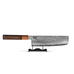 Shinrai Knives - Kigami Exclusive Damascus 7-delige messenset + Messenblok Dubbelzijdig