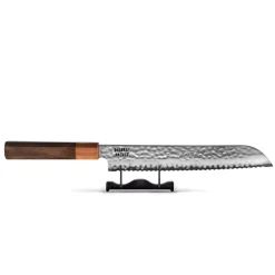 Shinrai Knives - Kigami Exclusive Damascus 7-delige messenset + Messenblok Dubbelzijdig