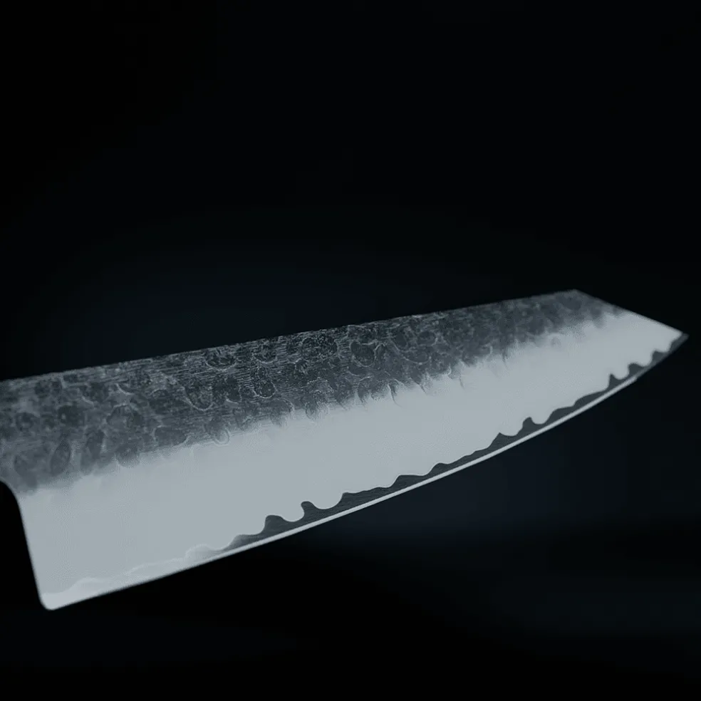 Shinrai Knives - Kurayami Damascus Kiritsukemes 20 cm
