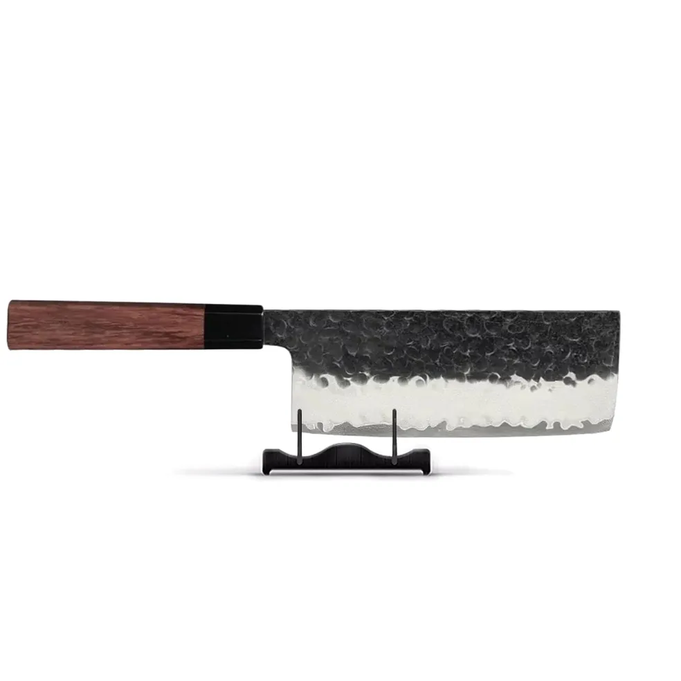Shinrai Knives - Kurayami Damascus Nakirimes 18 cm