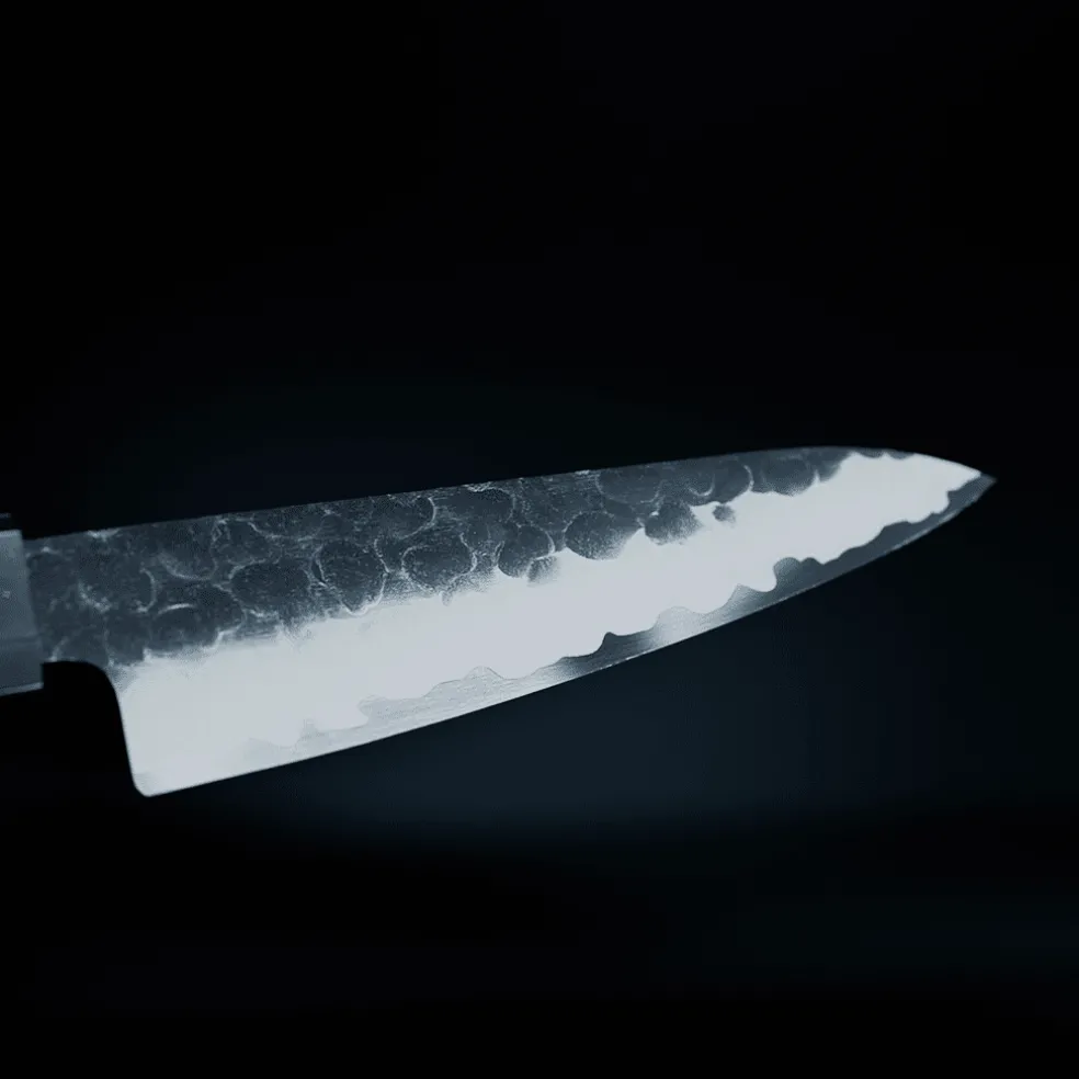 Shinrai Knives - Kurayami Damascus Officemes 13 cm