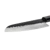 Shinrai Knives - Kurayami Damascus Santokumes 18 cm