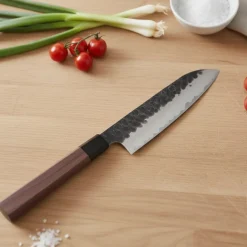 Shinrai Knives - Kurayami 5-delige Damascus Messenset - Koksmes + Broodmes + Nakiri + Santoku + Schilmes