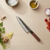 Shinrai Knives - Kurayami 5-delige Damascus Messenset - Koksmes + Broodmes + Nakiri + Officemes + Schilmes