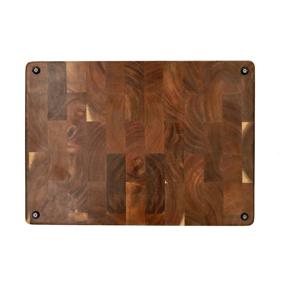 Shinrai Knives - Luxe Snijplank Acaciahout - Kopshout - 35 × 25 × 2.5 cm