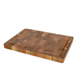Shinrai Knives - Luxe Snijplank Acaciahout - Kopshout - 35 × 25 × 2.5 cm