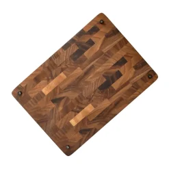 Shinrai Knives - Luxe Snijplank Walnotenhout - Kopshout - 35 × 25 × 2.5 cm