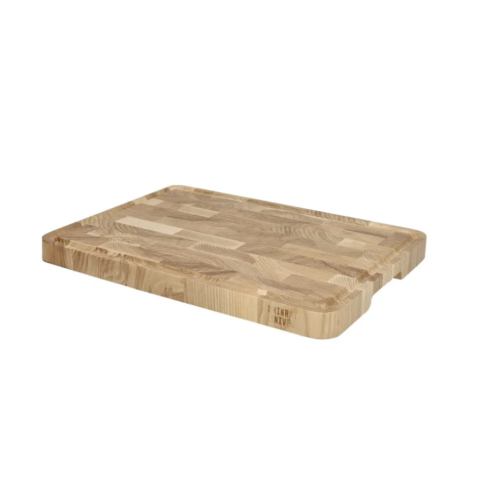 Shinrai Knives - Luxe Snijplank Essenhout - Kopshout - Bundel