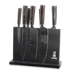 Shinrai Knives - Magnetisch Messenblok Dubbelzijdig - Zwart