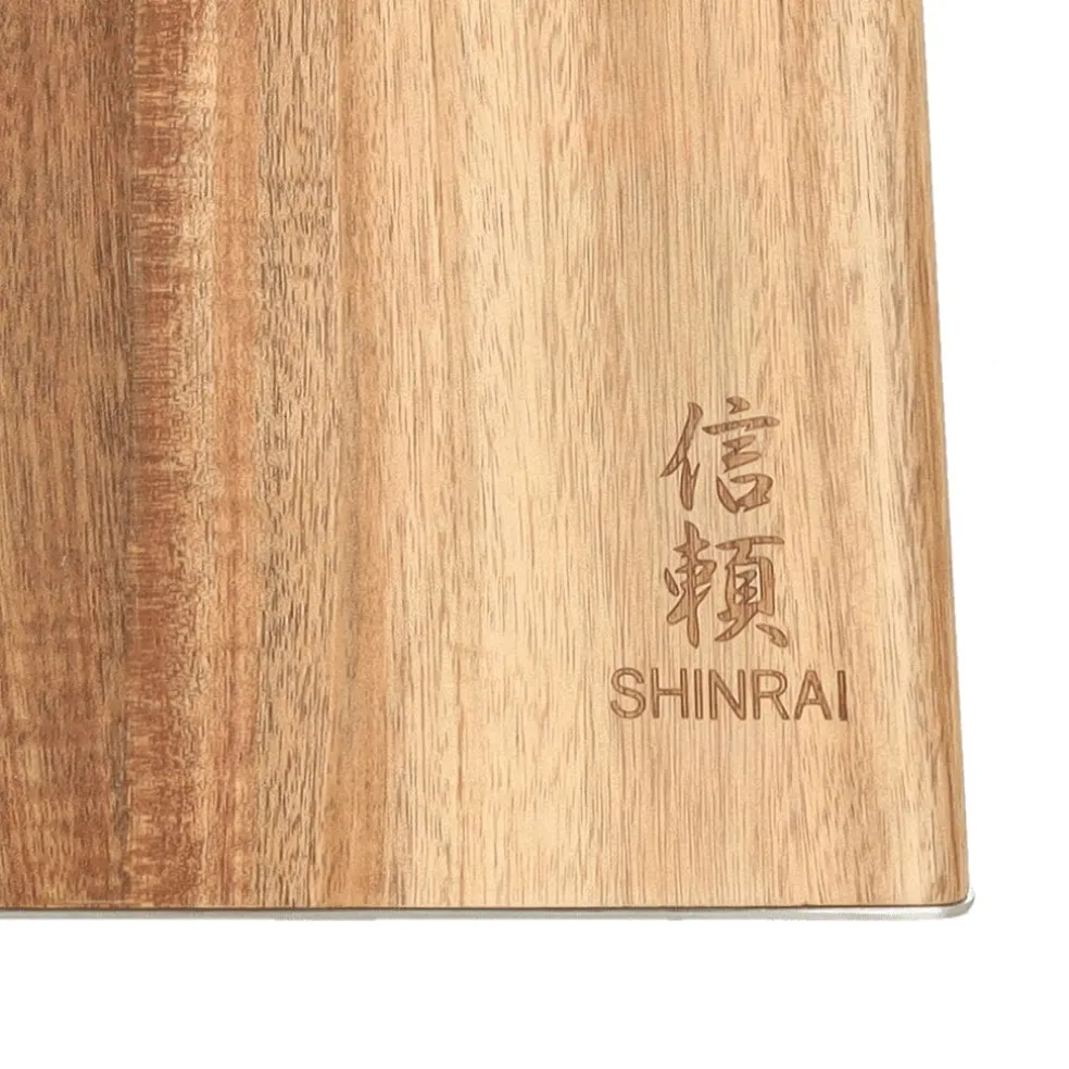 Shinrai Knives - Magnetisch Messenblok Cito Enkelzijdig - Acaciahout