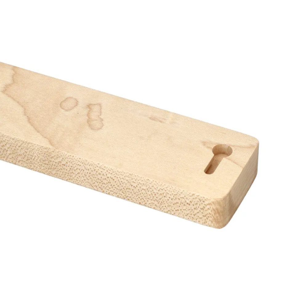 Shinrai Knives - Messenmagneet Muurstrip 40 cm - Esdoornhout