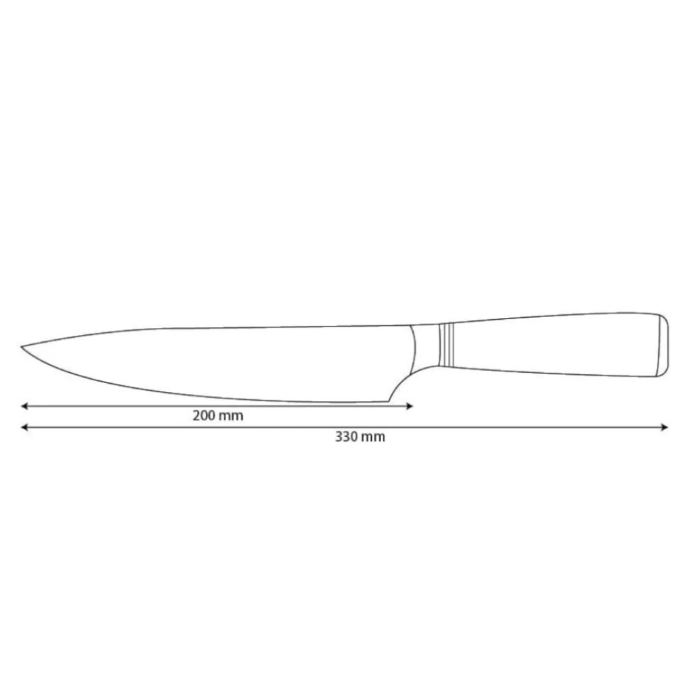 Shinrai Knives - Micarta Jewels Damascus Koksmes 20 cm