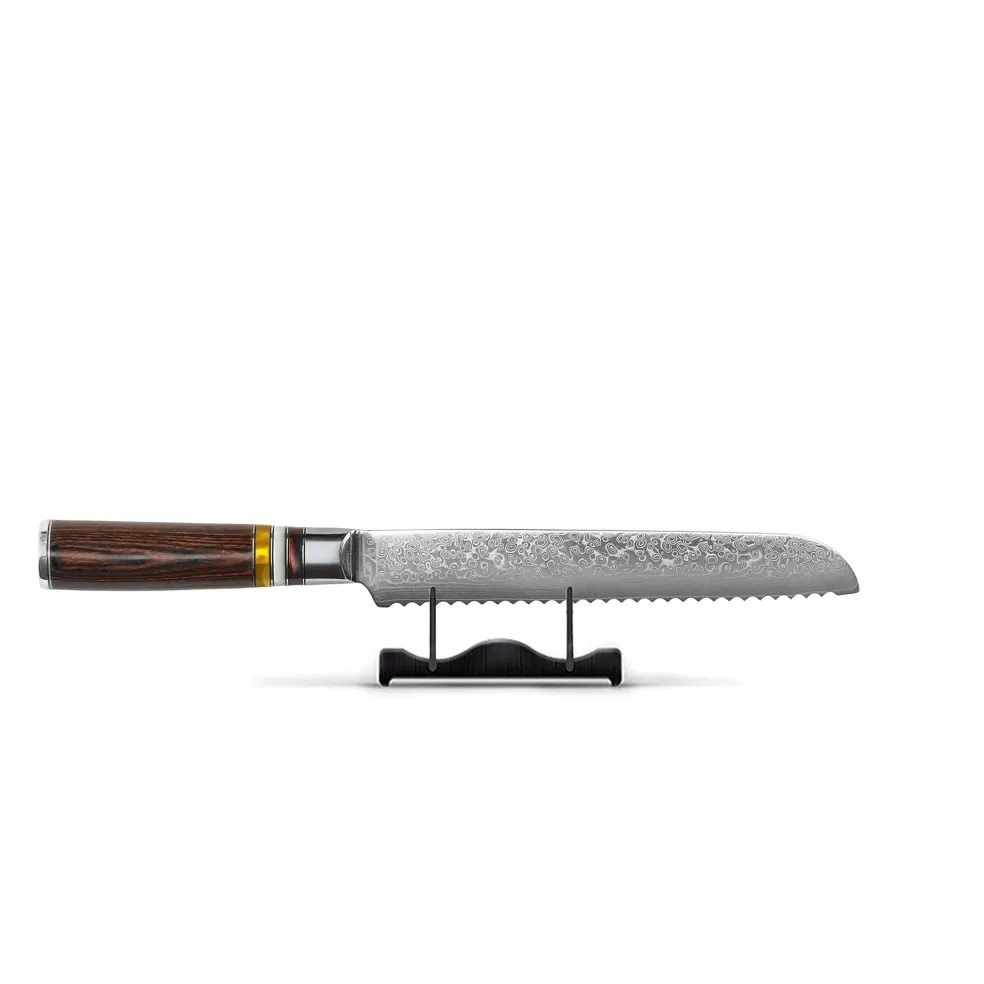 Shinrai Knives - Micarta Jewels 7-delige Messenset + Messenblok Robur