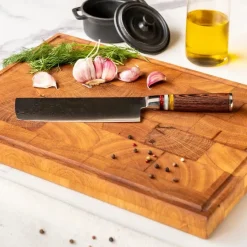 Shinrai Knives - Micarta Jewels 7-delige Messenset + Messenblok Robur