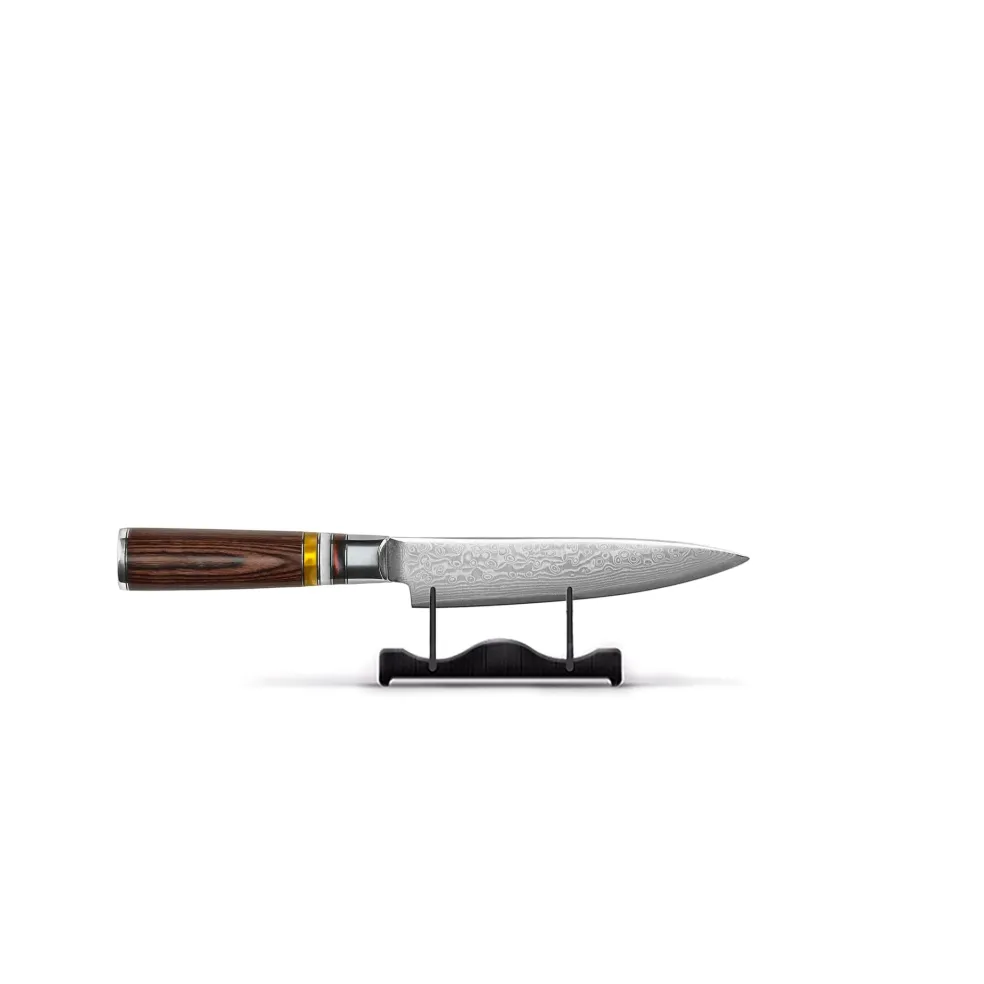 Shinrai Knives - Micarta Jewels 7-delige Messenset + Messenblok Robur