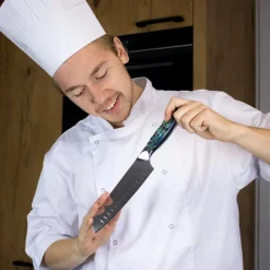 Shinrai Knives - Parelmoer Jewels 5-delige Messenset + Messenblok Cito dubbelzijdig