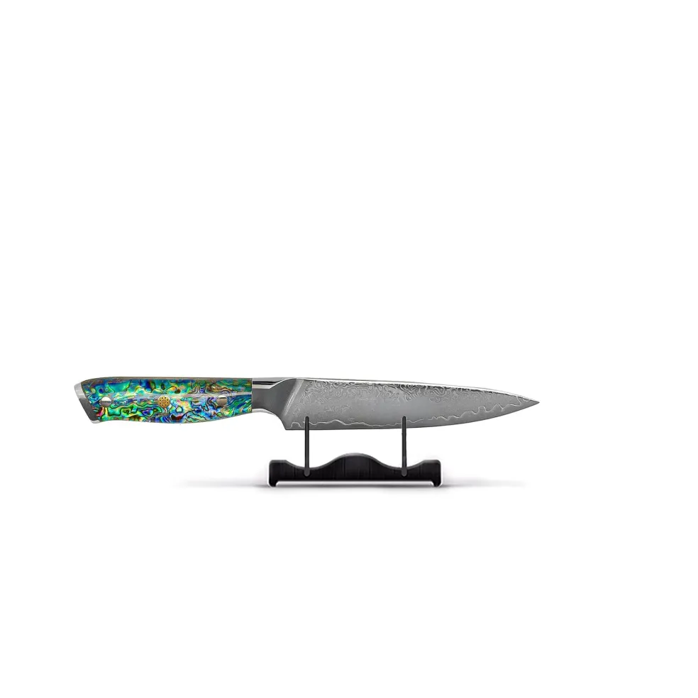 Shinrai Knives - Parelmoer Jewels Serie 5-delige Damascus Messenset