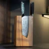 Shinrai Knives - Parelmoer Jewels 5-delige Messenset + Messenblok Robur