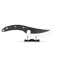 Shinrai Knives - RVS Gladiator Koksmes met holster - Zwart