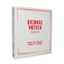 Shinrai Knives - Schort Hoogwaardig Canvas & Leer Groen