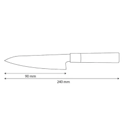 Shinrai Knives - Takumi Kaza Damascus Schilmes 9 cm