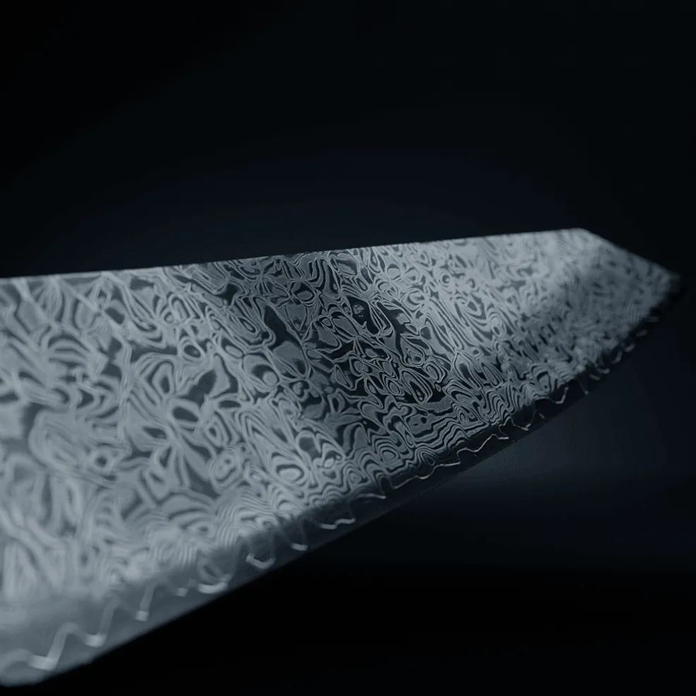 Shinrai Knives - Takumi Kaza Damascus Kiritsuke 20 cm