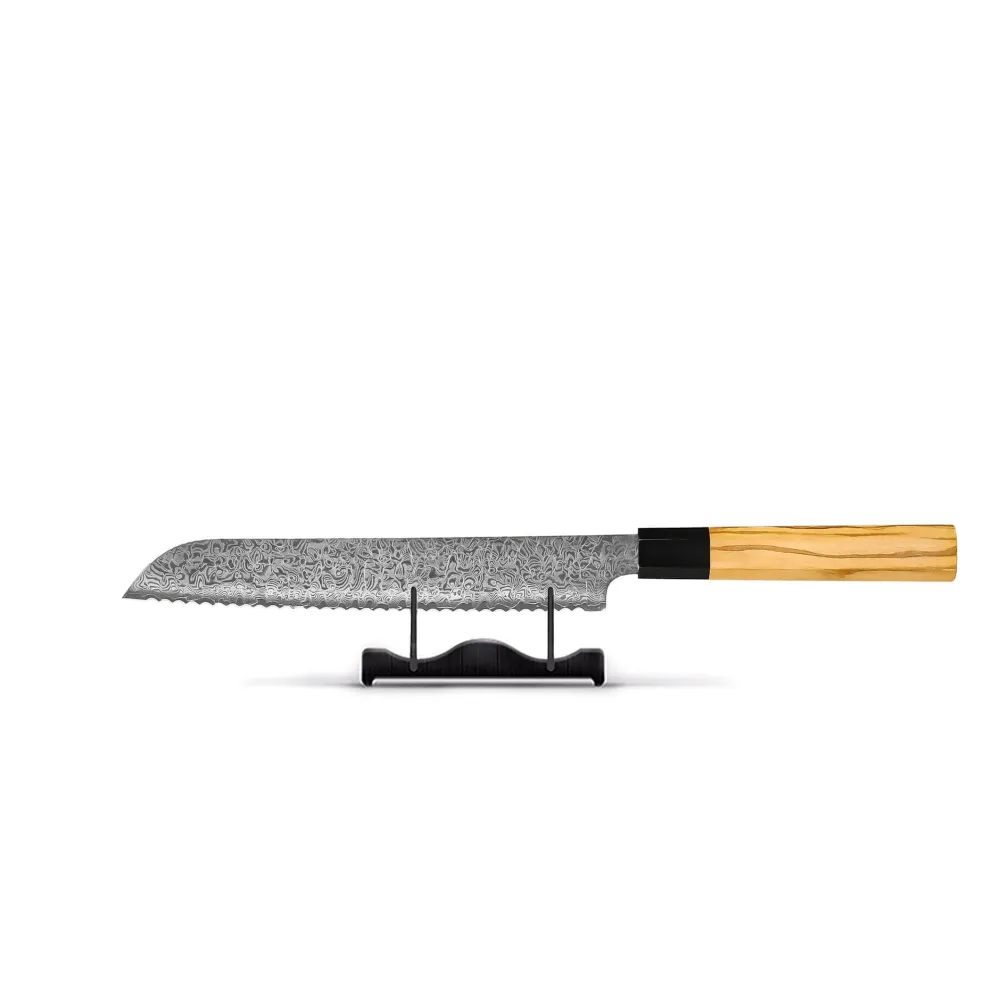 Shinrai Knives - Takumi Kaza Damascus Broodmes 20 cm