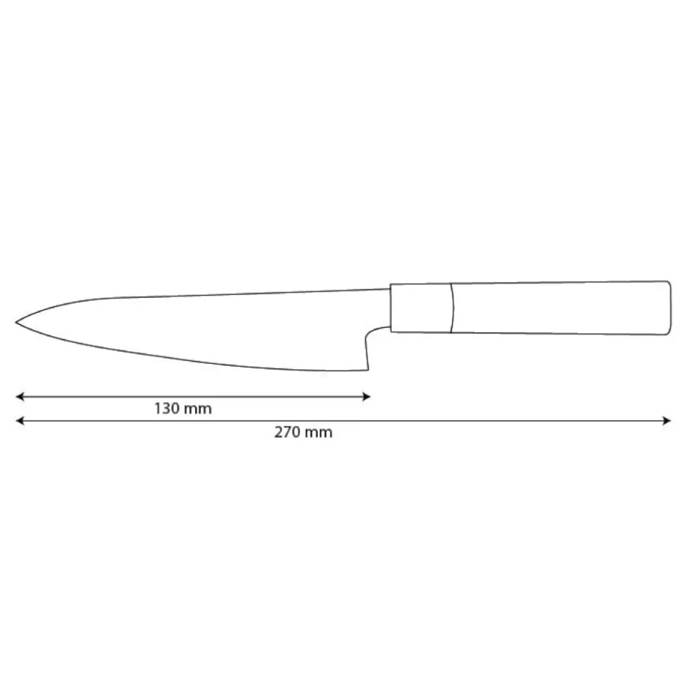Shinrai Knives - Takumi Kaza Damascus Officemes 13 cm