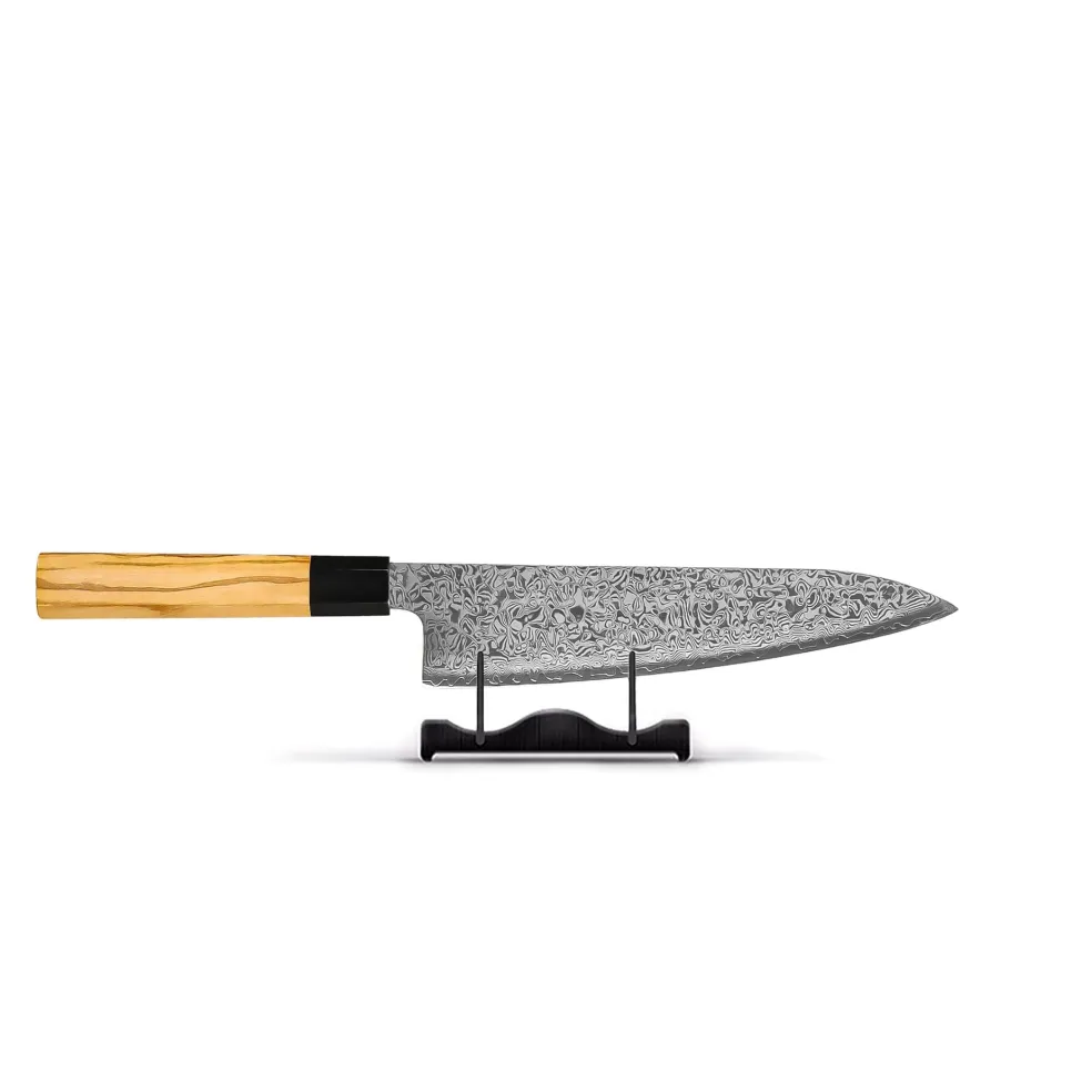 Shinrai Knives - Takumi Kaza 3-delige Damascus Messenset - Koksmes + Broodmes + Schilmes