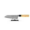 Shinrai Knives - Takumi Kaza 5-delige Damascus Messenset - Koksmes + Broodmes + Nakiri + Santoku + Schilmes