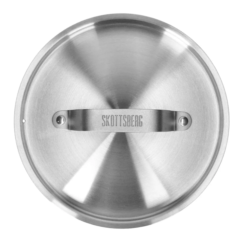 Skottsberg - Stainless Steel Steelpan 16 cm met deksel