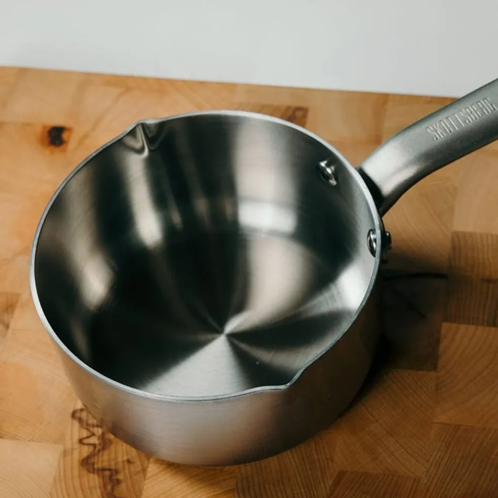Skottsberg - Stainless Steel Steelpan 16 cm met deksel