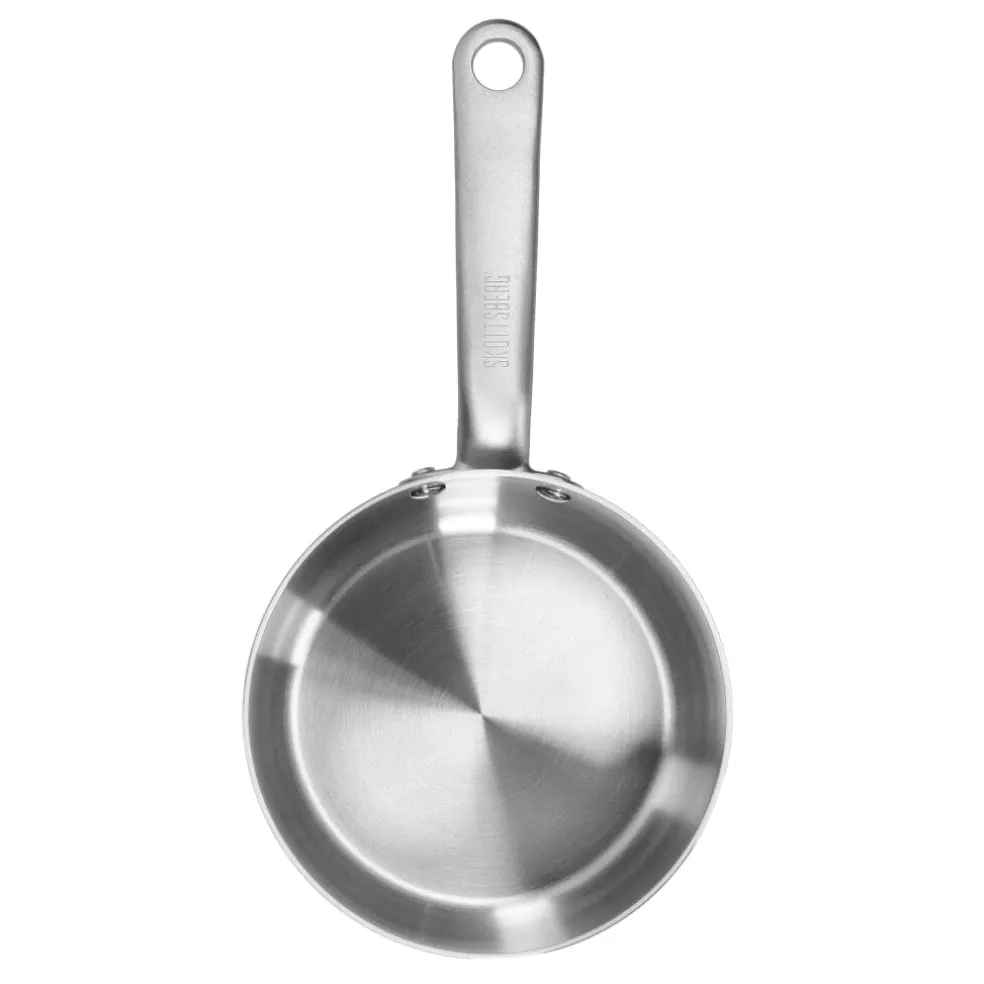 Skottsberg - Stainless Steel Steelpan 18 cm met deksel