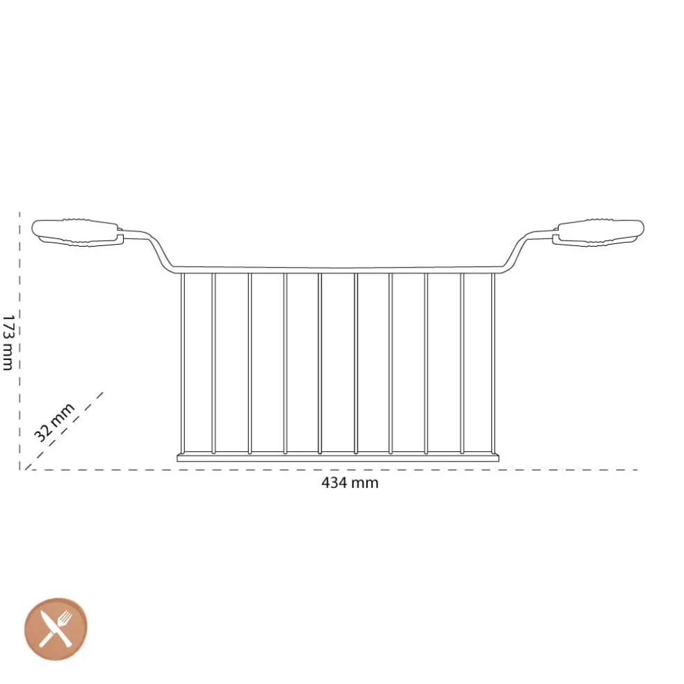 Smeg - Accessoires | 2-Piece sandwich racks 4x4
