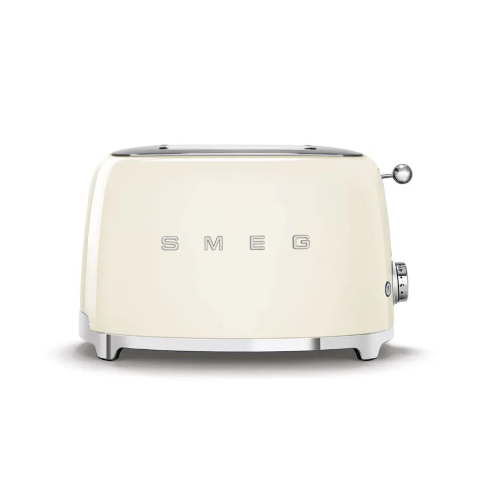 Smeg - Broodroosters | Crème | Jaren 50 | Toaster 2x2