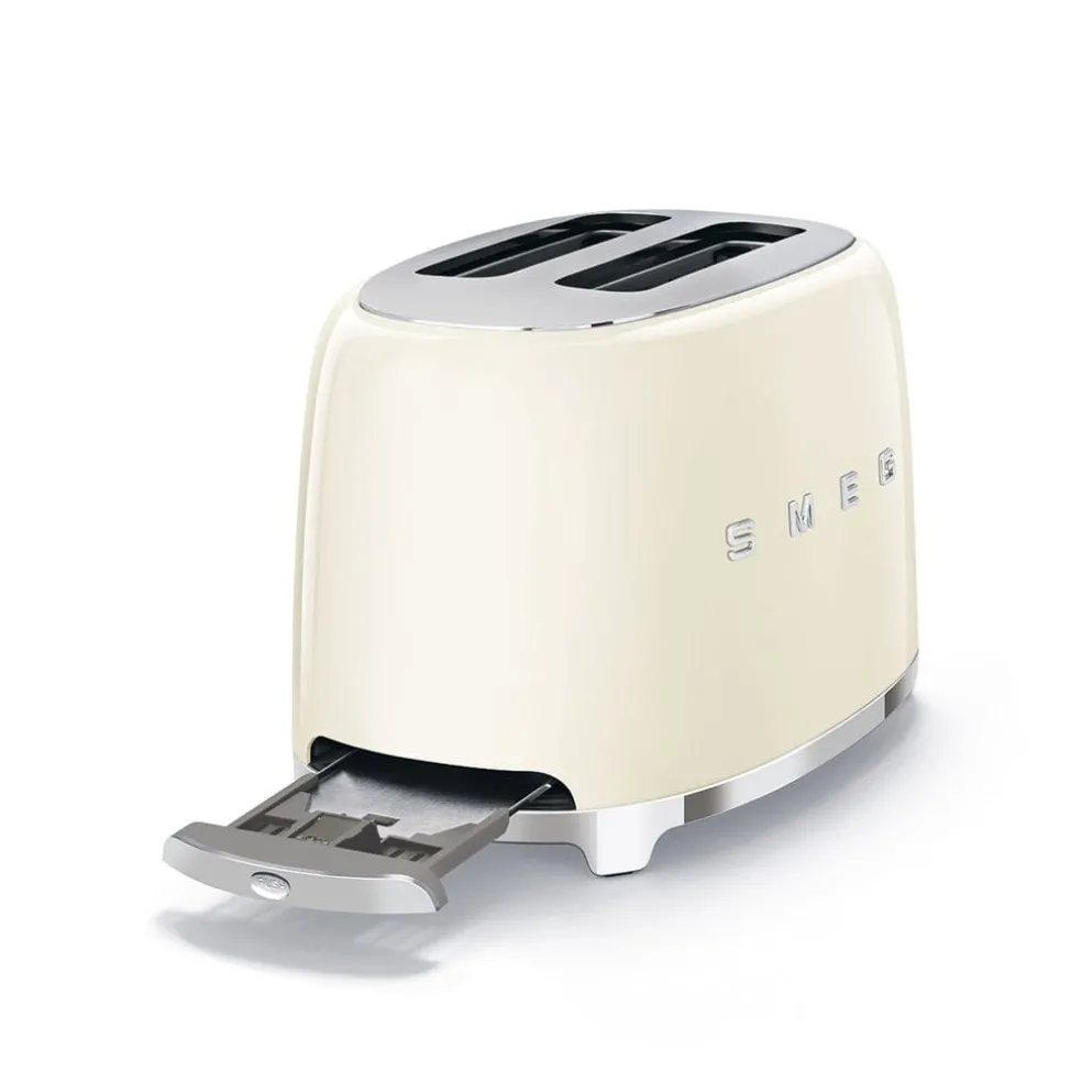 Smeg - Broodroosters | Crème | Jaren 50 | Toaster 2x2