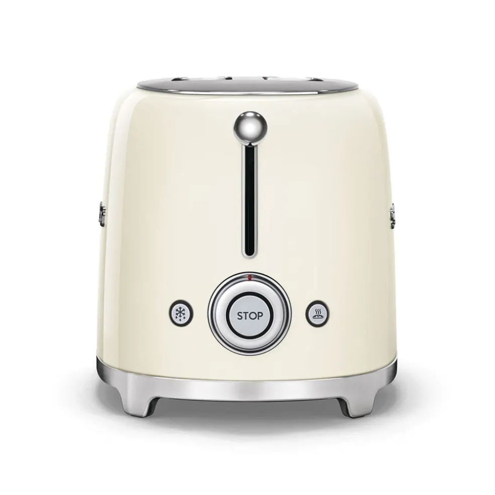 Smeg - Broodroosters | Crème | Jaren 50 | Toaster 2x2