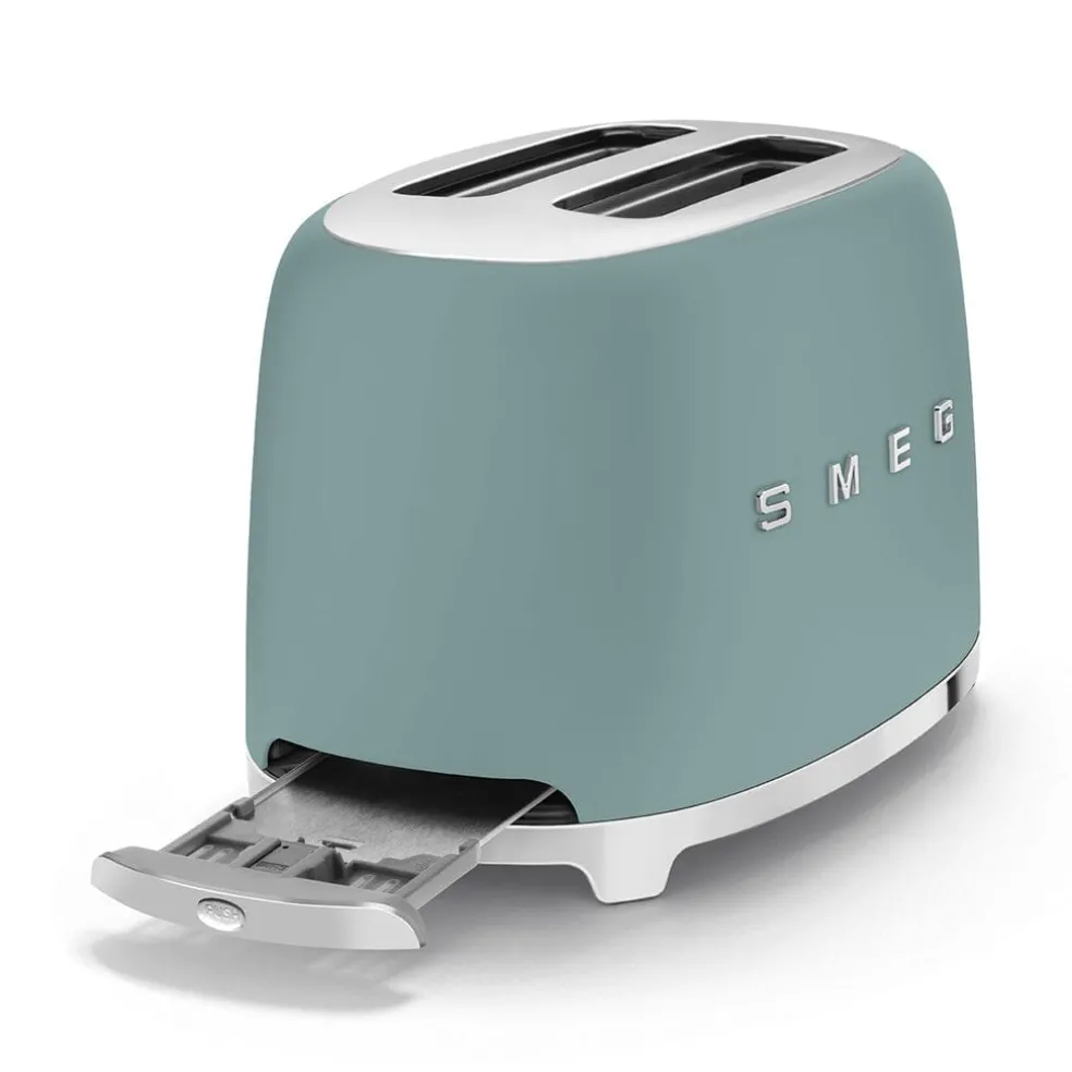 Smeg - Broodroosters | Emerald Green | Jaren 50 | Toaster 2x2