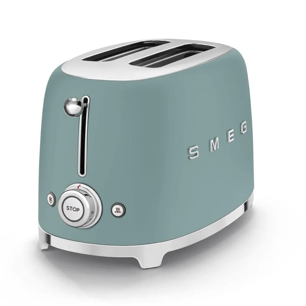Smeg - Broodroosters | Emerald Green | Jaren 50 | Toaster 2x2