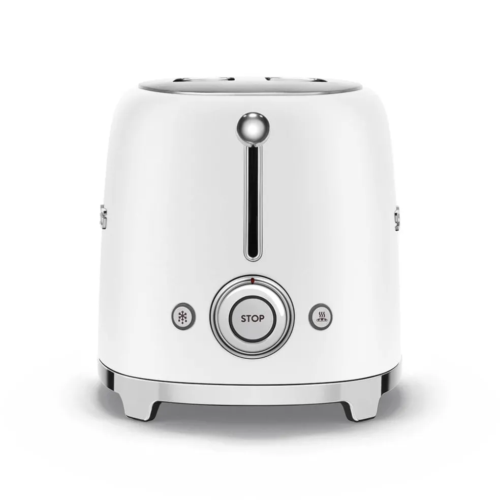 Smeg - Broodroosters | Mat Wit | Jaren 50 | Toaster 2x2