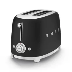 Smeg - Broodroosters | Mat Zwart | Jaren 50 | Toaster 2x2