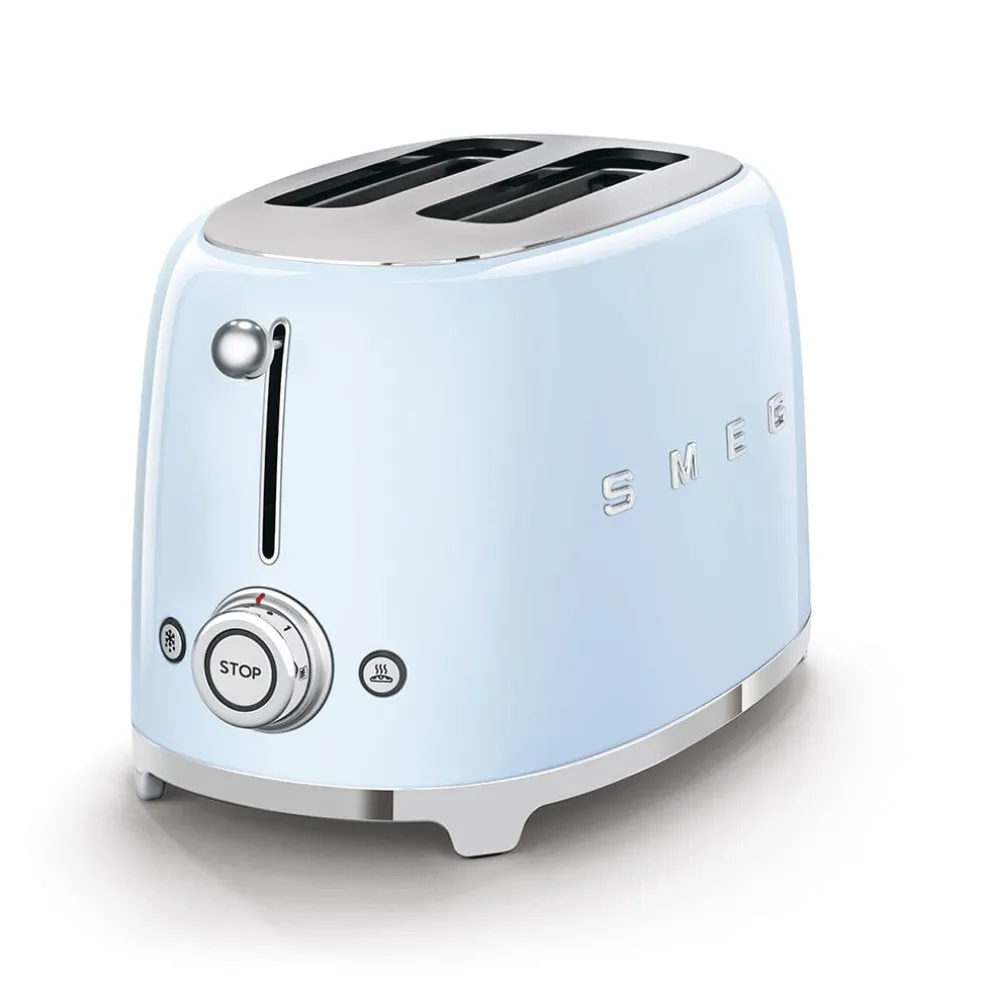 Smeg - Broodroosters | Pastelblauw | Jaren 50 | Toaster 2x2