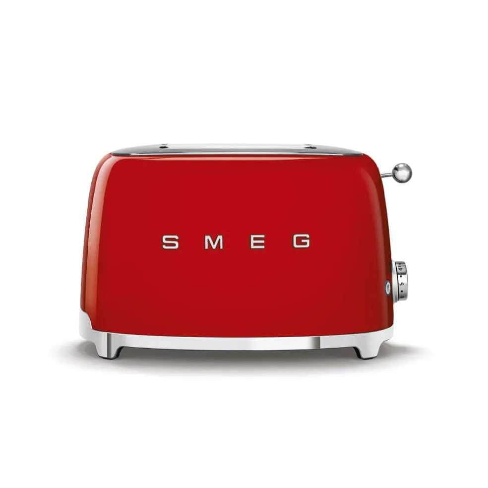 Smeg - Broodroosters | Rood | Jaren 50 | Toaster 2x2