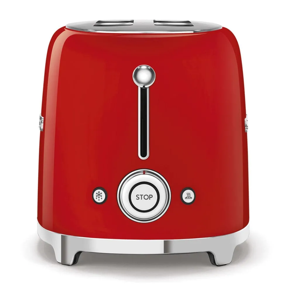 Smeg - Broodroosters | Rood | Jaren 50 | Toaster 2x4