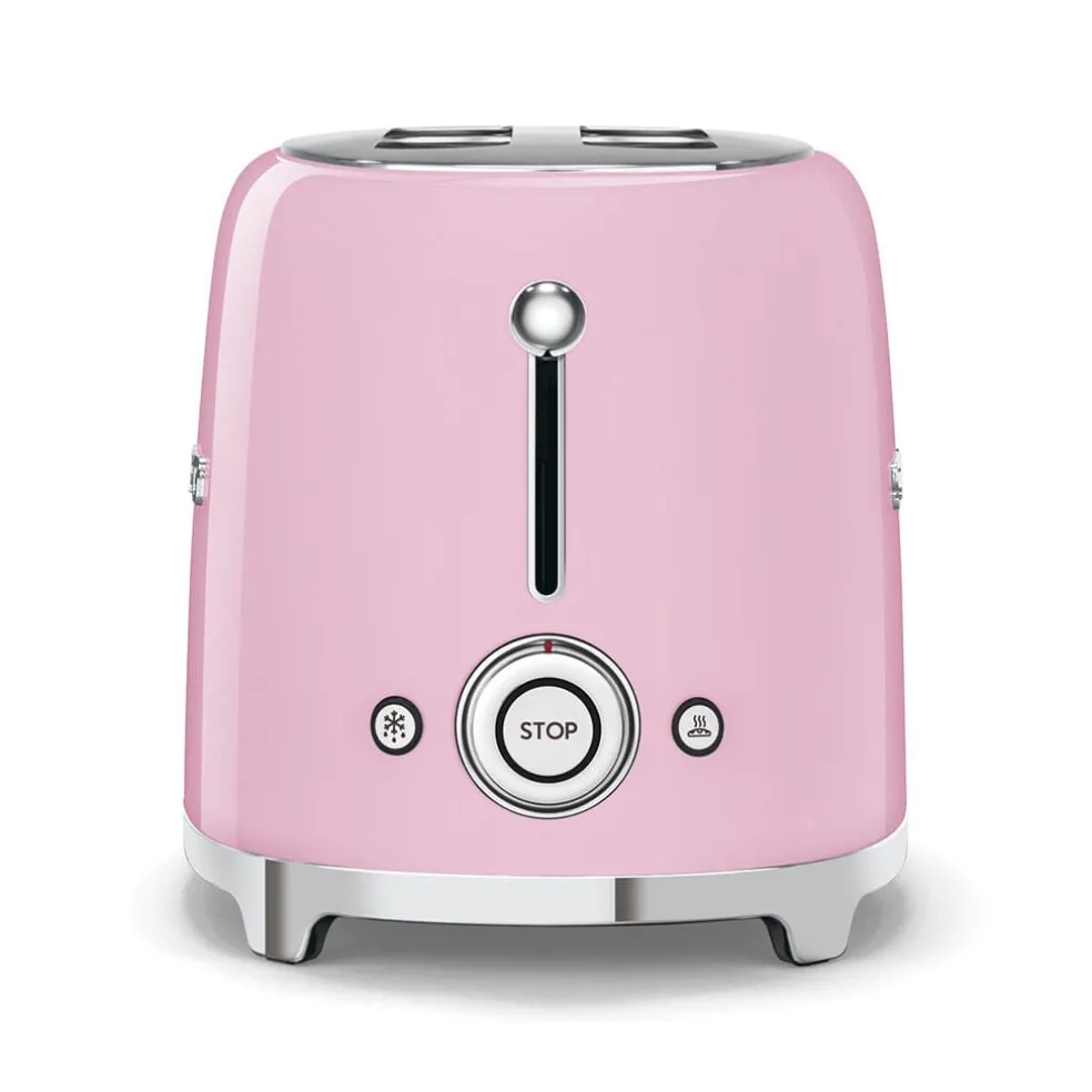 Smeg - Broodroosters | Roze | Jaren 50 | Toaster 2x2