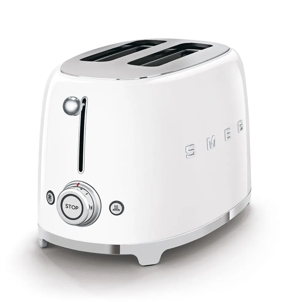 Smeg - Broodroosters | Wit | Jaren 50 | Toaster 2x2